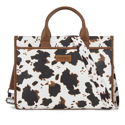 WG288-8119  Wrangler Carry-All Large Tote Work Tote /Crossbody - Cow-Brown