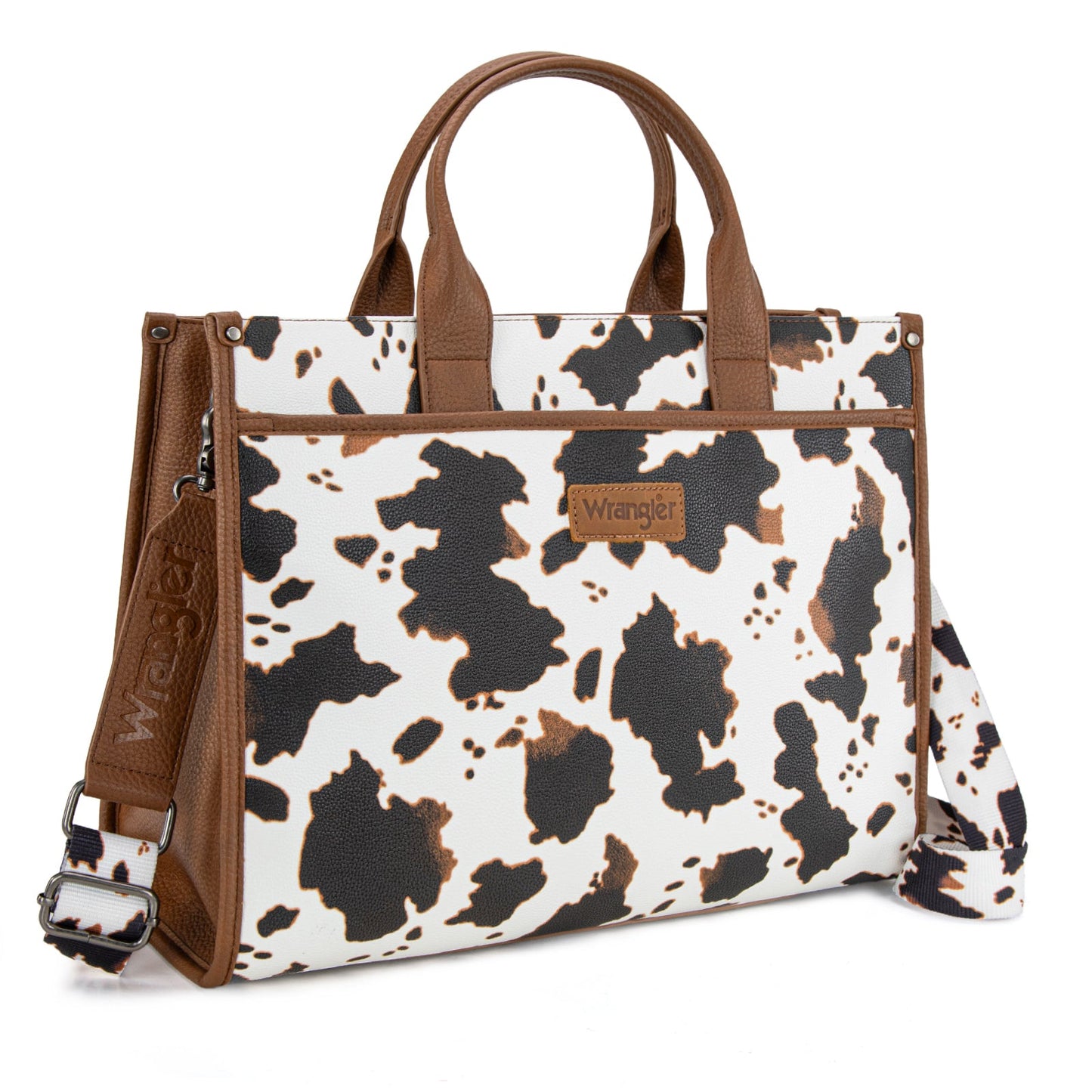 WG288-8119  Wrangler Carry-All Large Tote Work Tote /Crossbody - Cow-Brown