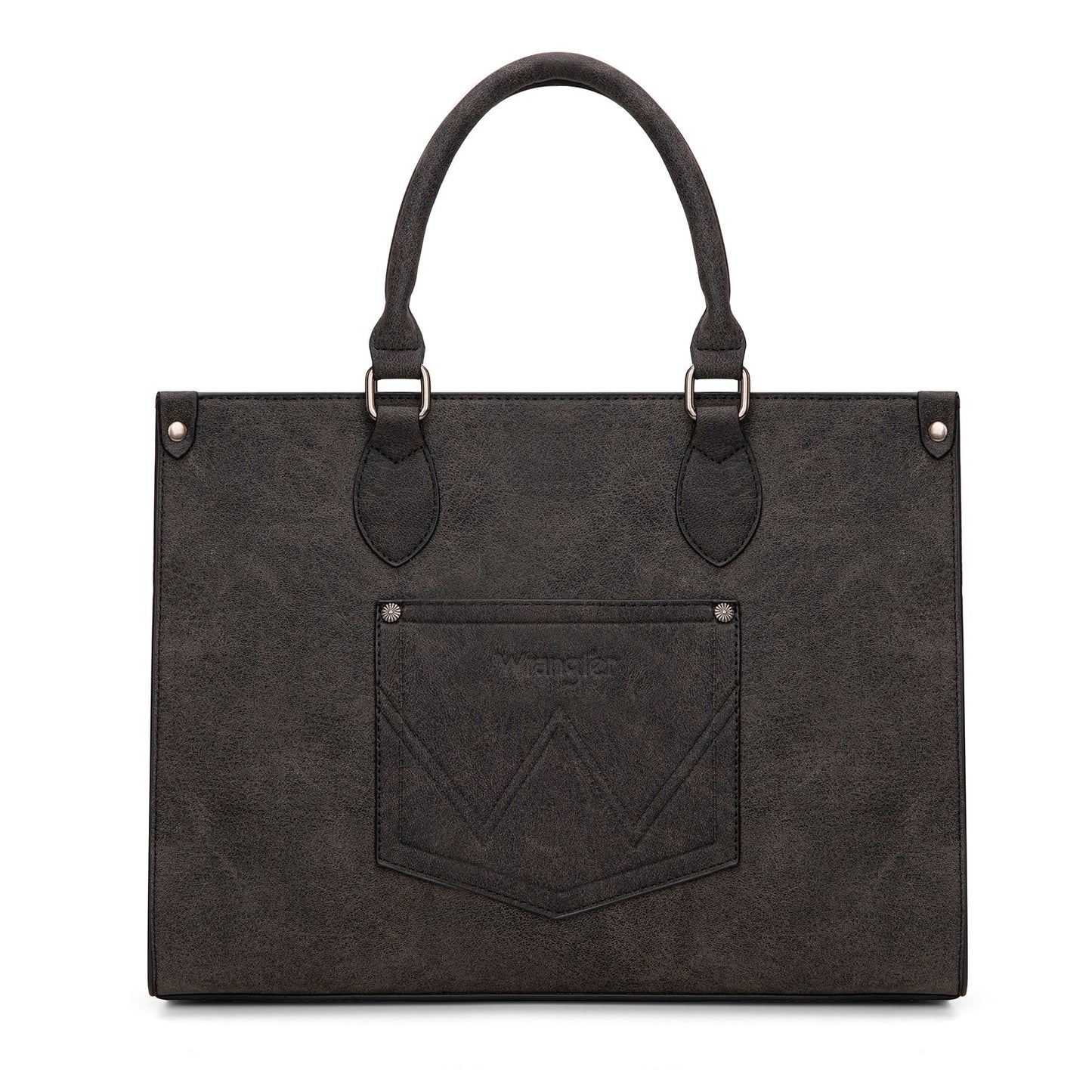 WG296-8625BK    Wrangler Leopard Print Wide Tote Bag/Crossbody