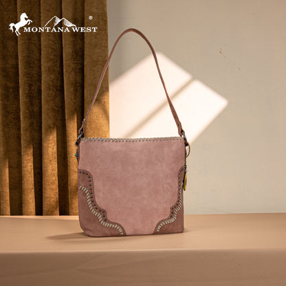 MW1335G-918  Montana West Embossed Collection Hobo Shoulder Bag