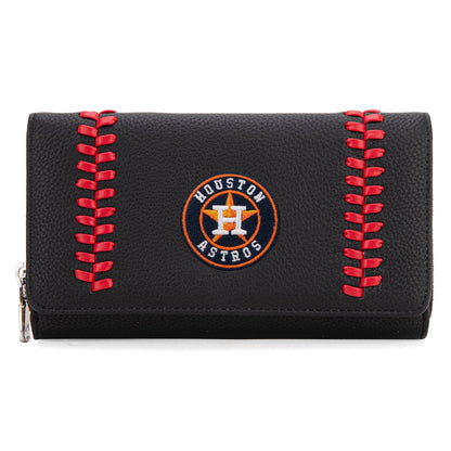MLB-HA107  MLB Houston Astros Team Wallet/Wristlet