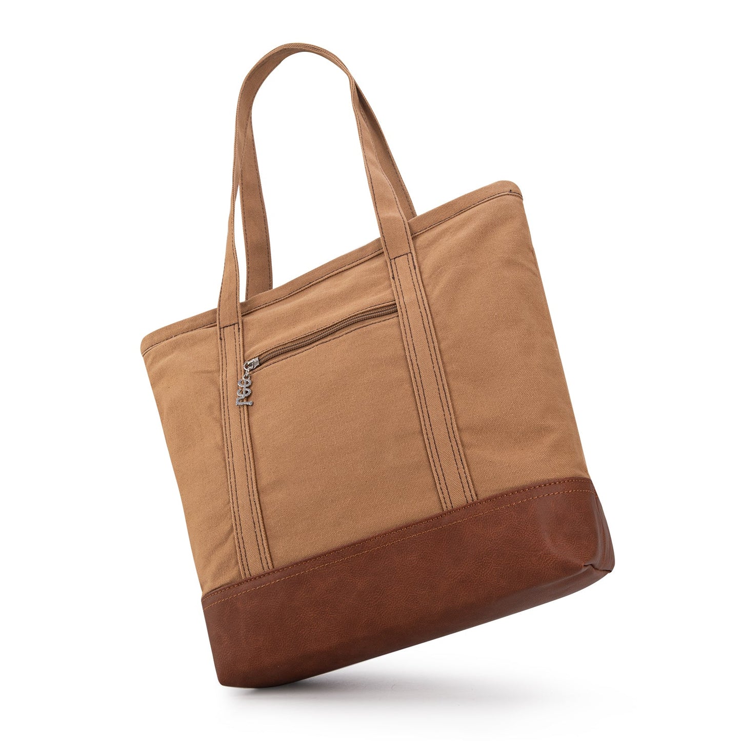 LEE29-229    LEE Large Denim Patchwork Canvas Tote Bag