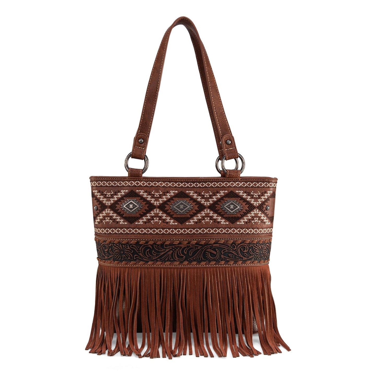 MW1330G-8317   Montana West Tooled/Embroidered Collection Concealed Carry Tote