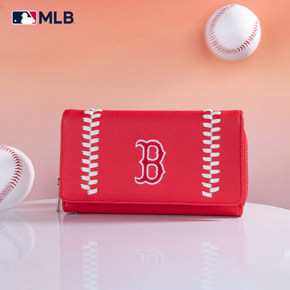 MLB-BR107  MLB Boston Red Sox Team Wallet/Wristlet