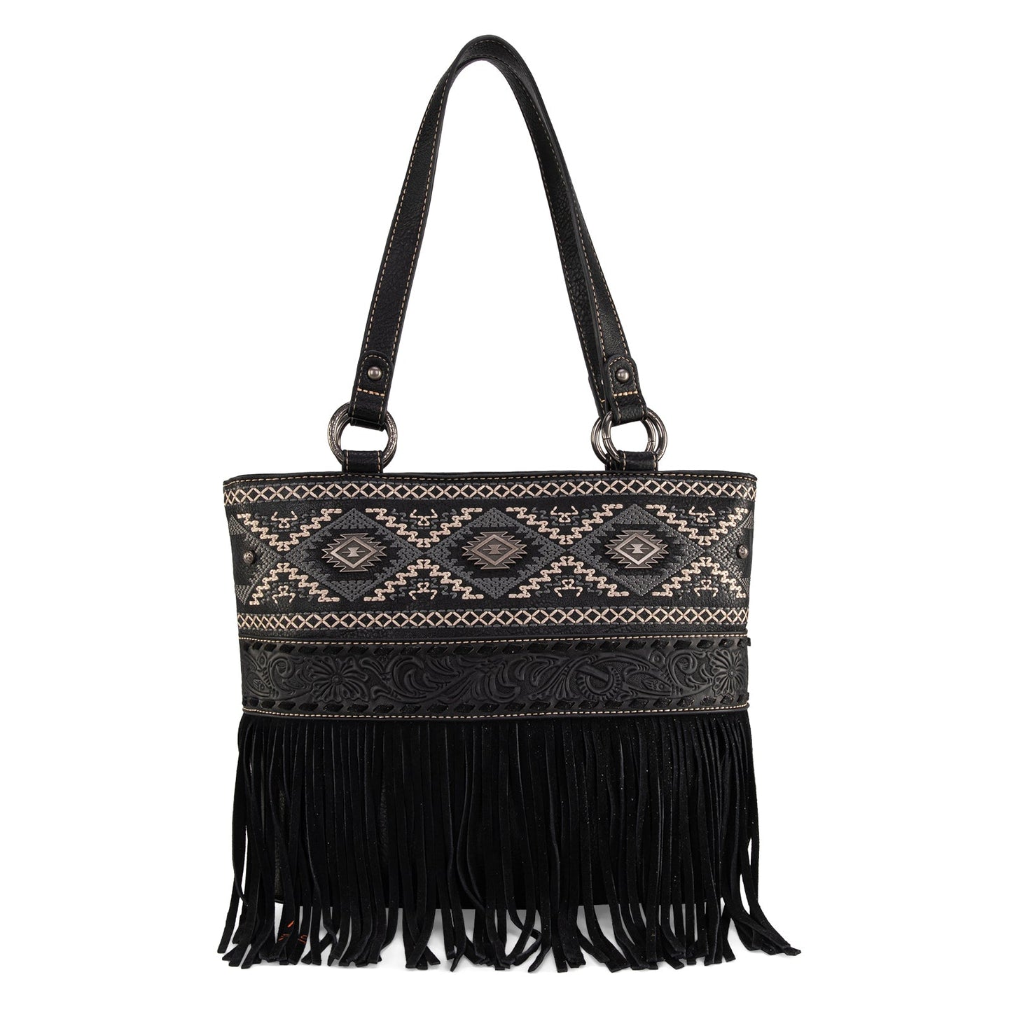 MW1330G-8317   Montana West Tooled/Embroidered Collection Concealed Carry Tote