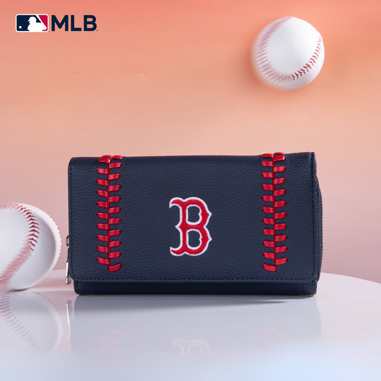 MLB-BR107  MLB Boston Red Sox Team Wallet/Wristlet