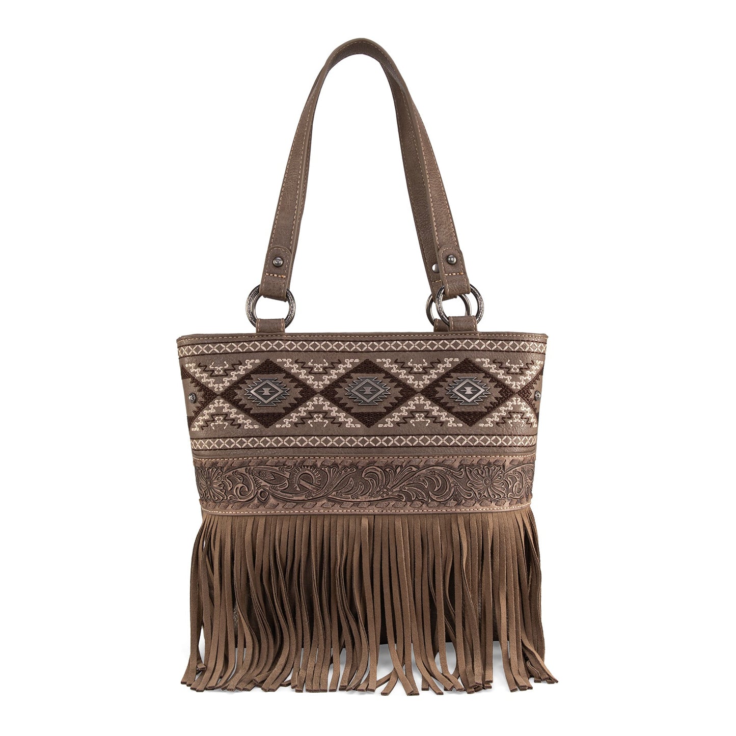 MW1330G-8317   Montana West Tooled/Embroidered Collection Concealed Carry Tote