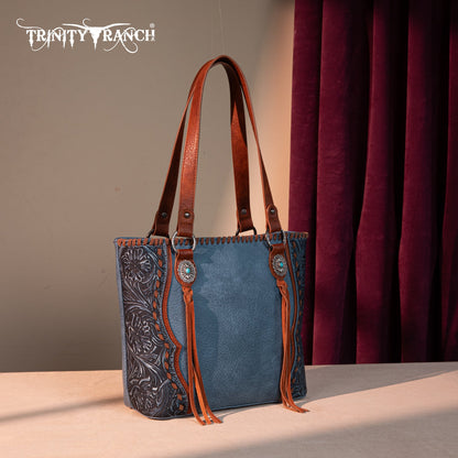 TR192G-8317  Trinity Ranch Concho Collection Concealed Carry Tote
