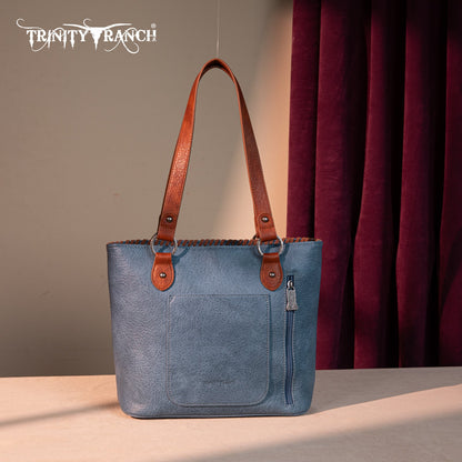 TR192G-8317  Trinity Ranch Concho Collection Concealed Carry Tote