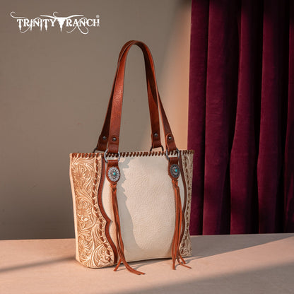 TR192G-8317  Trinity Ranch Concho Collection Concealed Carry Tote