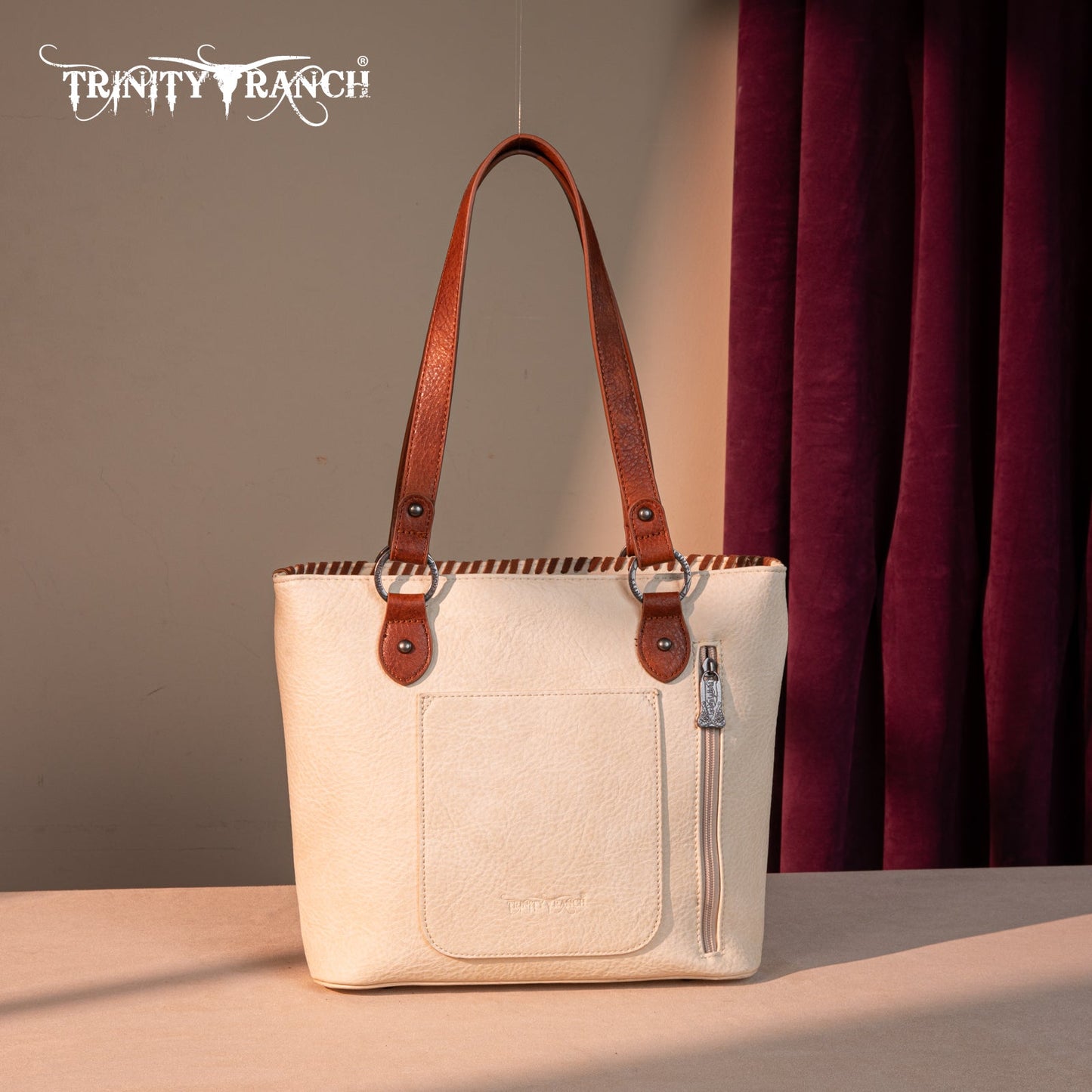 TR192G-8317  Trinity Ranch Concho Collection Concealed Carry Tote