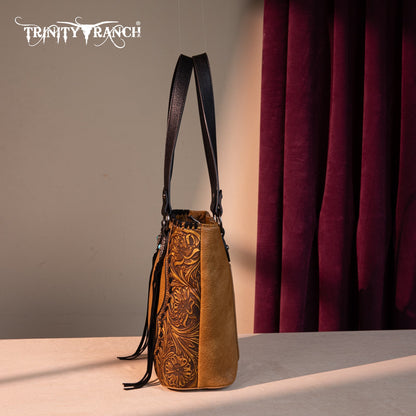 TR192G-8317  Trinity Ranch Concho Collection Concealed Carry Tote
