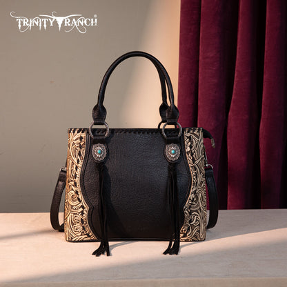 TR192G-8322  Trinity Ranch Concho Collection Tote/Crossbody