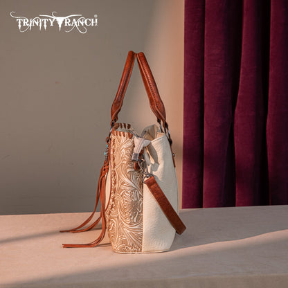 TR192G-8322  Trinity Ranch Concho Collection Tote/Crossbody