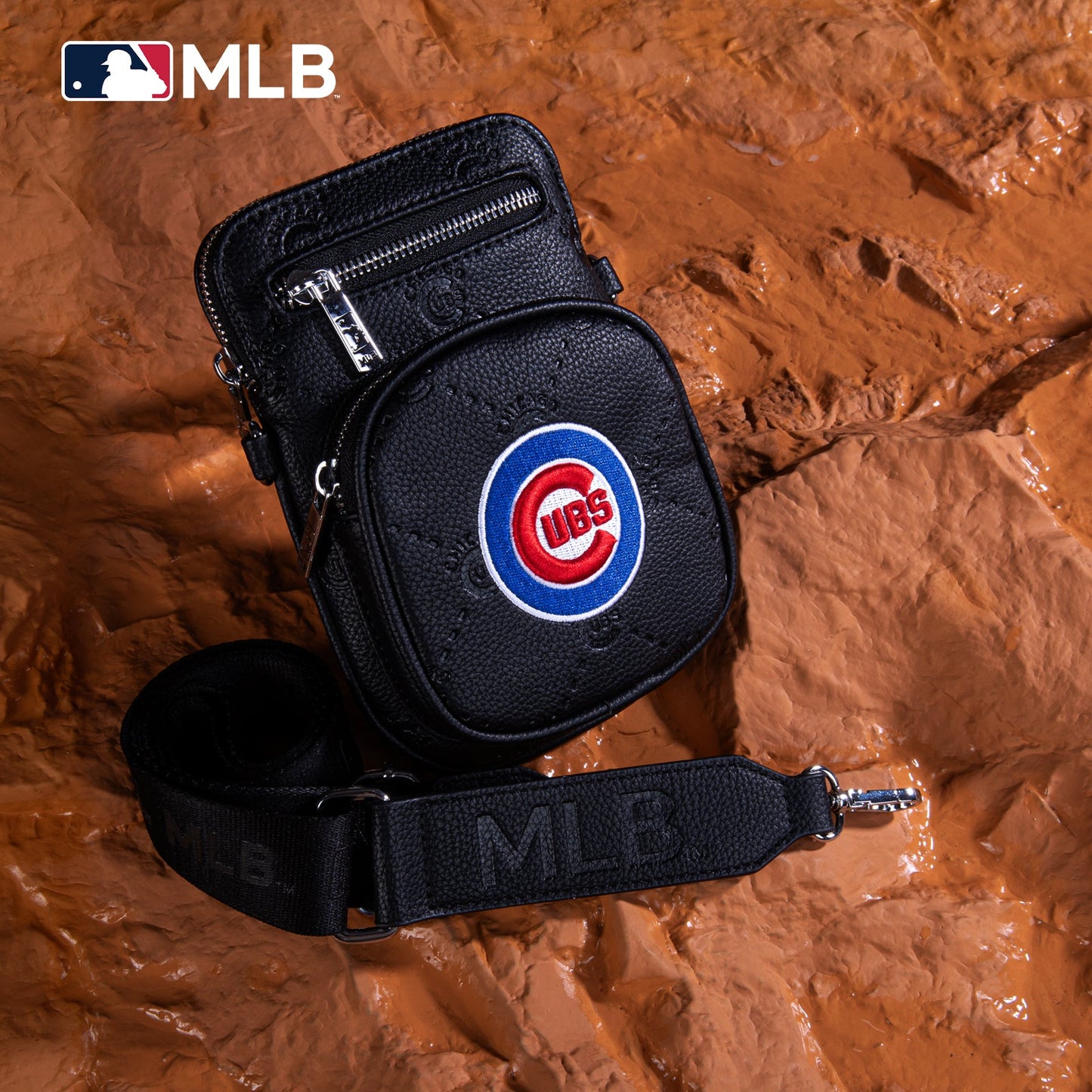 MLB-CU25-325  MLB Chicago Cubs Team  Shoulder Bag/ Crossbody Bag