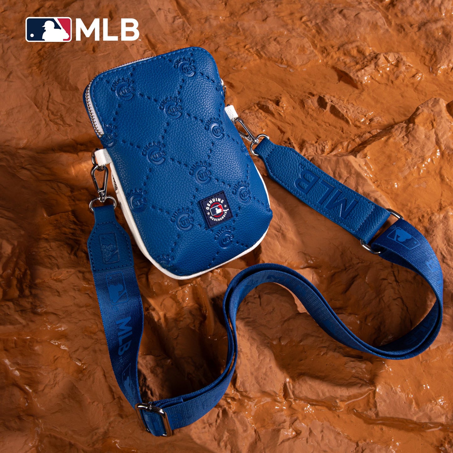 MLB-CU25-325  MLB Chicago Cubs Team  Shoulder Bag/ Crossbody Bag