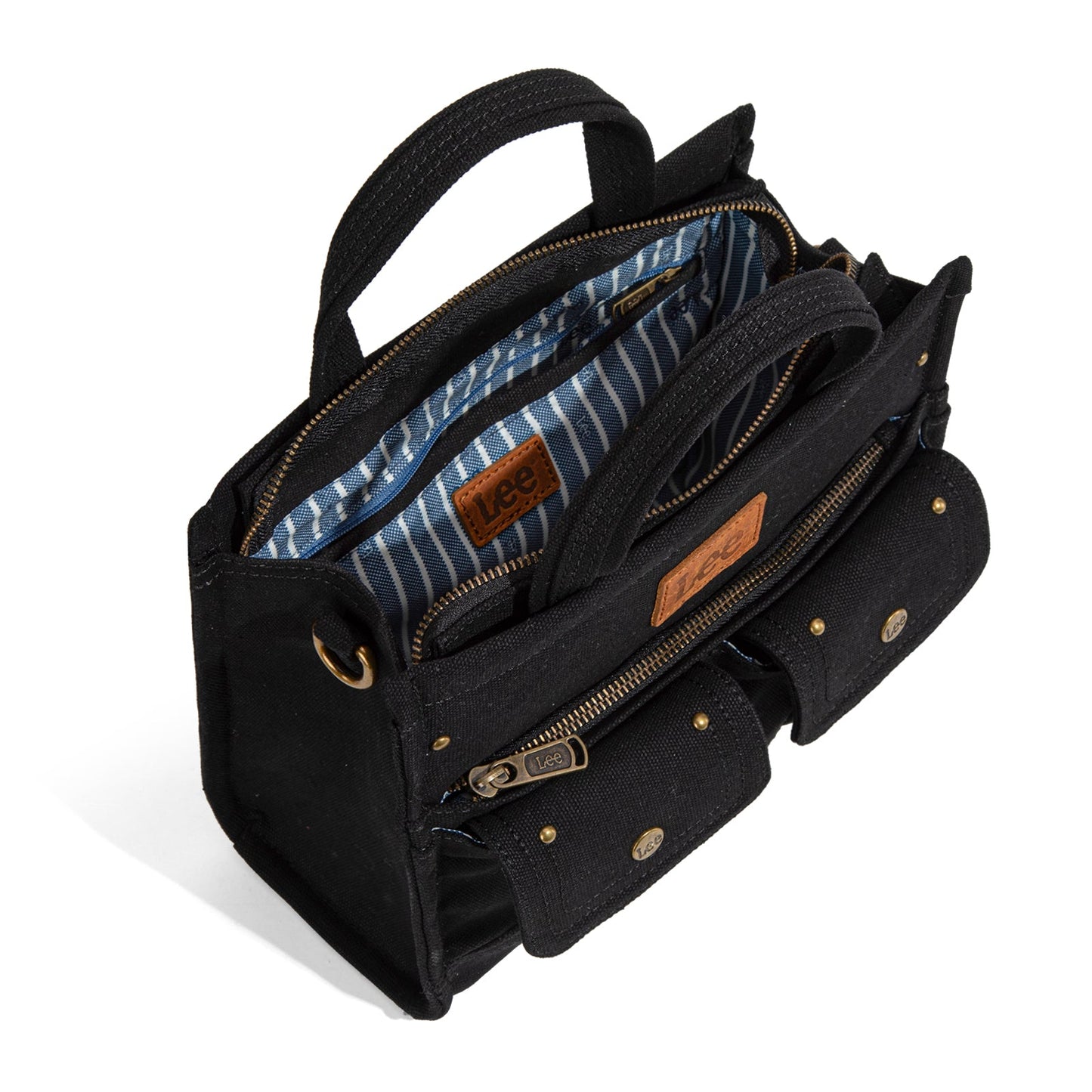 LEE53-001   LEE  Waxed Canvas Tote/Crossbody