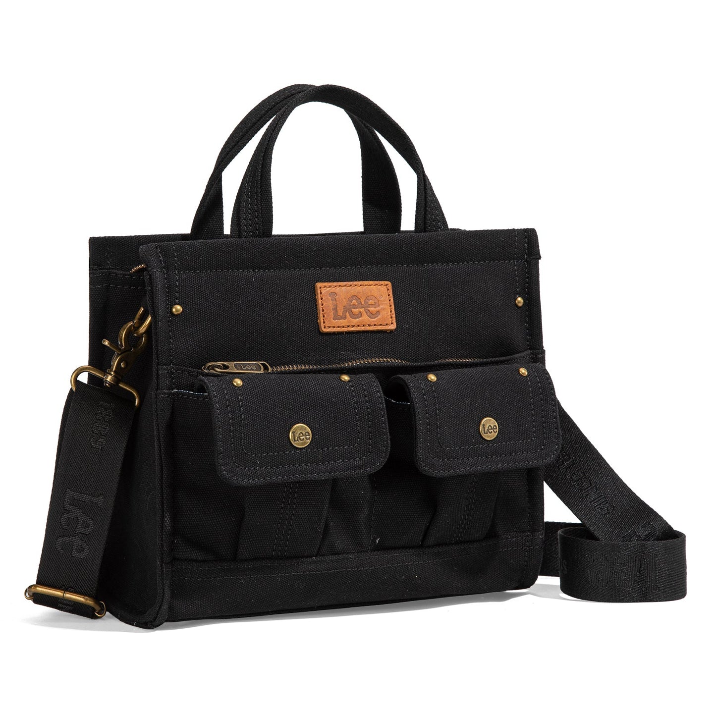 LEE53-001   LEE  Waxed Canvas Tote/Crossbody