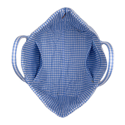 LEE64-001  LEE Plaid Cotton Tote/ Extra Large Tote